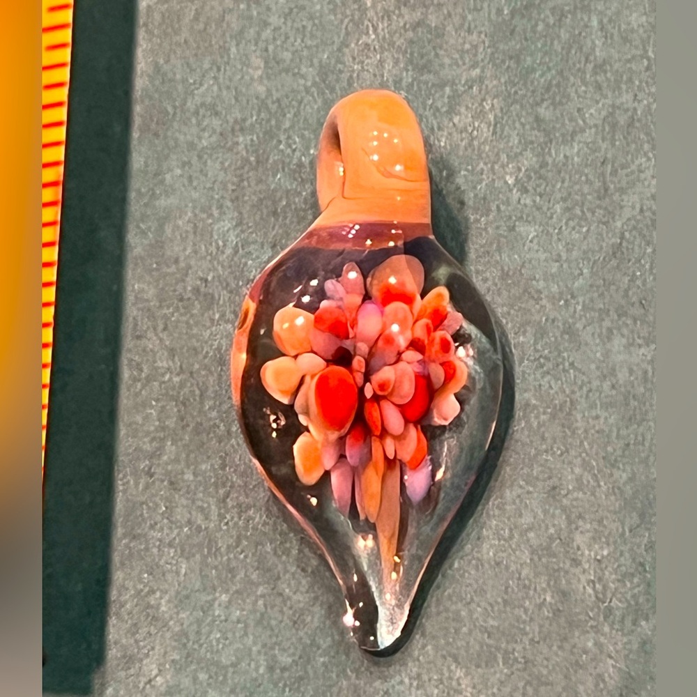 Handmade glass pendant
